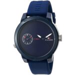 1791325-tommy-hilfiger-watch-men-blue-dial-rubber-strap-quartz-analog-dual-time-denim