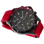 1791722-tommy-hilfiger-watch-men-black-dial-rubber-red-strap-quartz-analog-day-date-month-bank