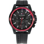 1791793-tommy-hilfiger-watch-men-black-dial-rubber-strap-quartz-analog-day-date-month-mason