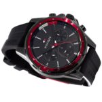 1791793-tommy-hilfiger-watch-men-black-dial-rubber-strap-quartz-analog-day-date-month-mason