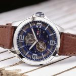 1791278-tommy-hilfiger-watch-men-blue-dial-leather-brown-strap-automatic-analog-three-hand-bruce
