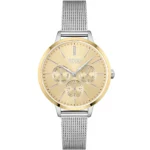 1502600-hugo-boss-watch-women-gold-dial-metal-stainless-silver-mesh-strap-quartz-battery-analog-three-hand-symphony