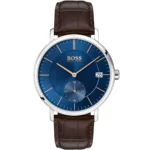 1513639-hugo-boss-watch-men-blue-dial-leather-brown-strap-quartz-battery-analog-three-hand-corporal