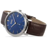 1513639-hugo-boss-watch-men-blue-dial-leather-brown-strap-quartz-battery-analog-three-hand-corporal