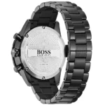 1513771-hugo-boss-watch-aero-men-black-dial-metal-stainless-strap-quartz-battery-analog-chronograph