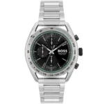 1514023-hugo-boss-watch-chronograph-10bar-330ft-men-black-dial-metal-stainless-silver-strap-quartz-battery-analog-centre-court