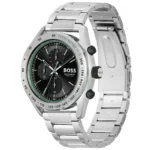 1514023-hugo-boss-watch-chronograph-10bar-330ft-men-black-dial-metal-stainless-silver-strap-quartz-battery-analog-centre-court