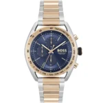 1514026-hugo-boss-watch-men-blue-dial-metal-stainless-silver-rose-gold-strap-quartz-battery-analog-chronograph-center-court