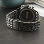 1514083-hugo-boss-watch-men-blue-dial-metal-stainless-gray-strap-quartz-battery-analog-chronograph-gregor