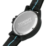 1791999-tommy-hilfiger-watch-jeans-men-black-dial-fibers-strap-quartz-battery-analog-three-hand-houston