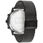 1710411-tommy-hilfiger-watch-men-black-dial-mesh-metal-stainless-steel-strap-quartz-battery-analog-chronograph-evan