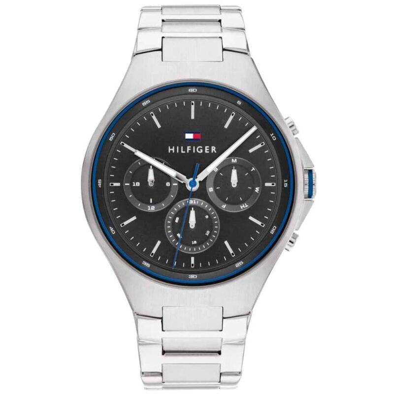1792054 original tommy hilfiger men wacth metal silver strap grey dial egypt