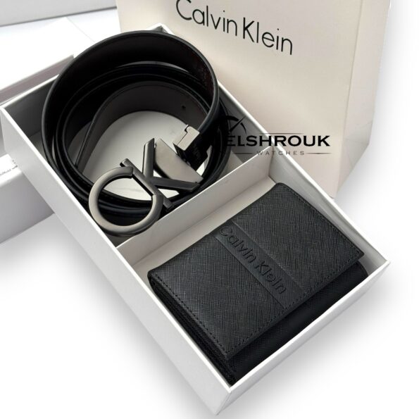 Calvin Klein men's wallet and belt set