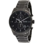 1513785-hugo-boss-watch-men-black-dial-metal-stainless-strap-quartz-battery-analog-chronograph-skymaster