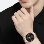1513840-hugo-boss-watch-water-resistant-5bar-men-black-dial-metal-stainless-silver-rose-gold-strap-quartz-battery-analog-chronograph-associate