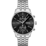 1513869-hugo-boss-watch-water-resistant-5bar-men-black-dial-metal-stainless-silver-strap-quartz-battery-analog-chronograph-associate