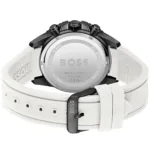 1513966-hugo-boss-watch-men-black-dial-rubber-white-strap-quartz-battery-analog-chronograph-10bar-330ft-admiral