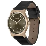 1514080-original-hugo-boss-men-watch-green-dial-black-leather-strap-egypt