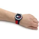 1720025-tommy-hilfiger-watch-jeans-unisex-blue-dial-rubber-red-strap-quartz-battery-analog-three-hand-berlin