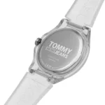 1720027-tommy-hilfiger-watch-jeans-unisex-white-dial-rubber-transparent-strap-quartz-battery-analog-three-hand-berlin
