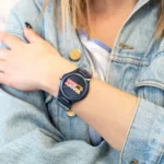 1720028-tommy-hilfiger-watch-jeans-unisex-black-dial-rubber-blue-strap-quartz-battery-analog-three-hand-berlin