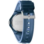 1720028-tommy-hilfiger-watch-jeans-unisex-black-dial-rubber-blue-strap-quartz-battery-analog-three-hand-berlin
