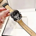 gw0202g3-guess-watch-men-square-black-dial-rubber-brown-strap-quartz-battery-analog-phoenix