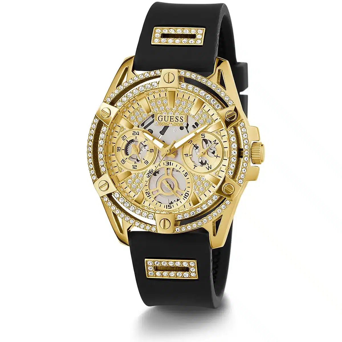 gw0536l3-guess-watch-women-gold-dial-rubber-black-strap-quartz-battery-analog-crystals-queen_3