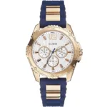 ساعة جيس للنساء W0325L8 1 w0325l8-guess-watch-women-white-dial-rubber-blue-strap-quartz-battery-analog-intrepid-2