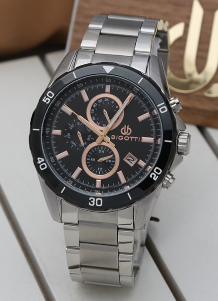 BIGOTTI MILANO MENS STAINLESS STEEL STRAP WATCH – BG.1
