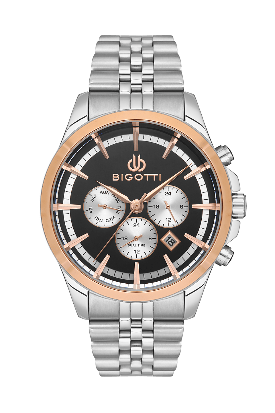 ساعة بيجوتي للرجال BG.1.10468-4 1 BIGOTTI MILANO MENS STAINLESS STEEL STRAP WATCH – BG.1