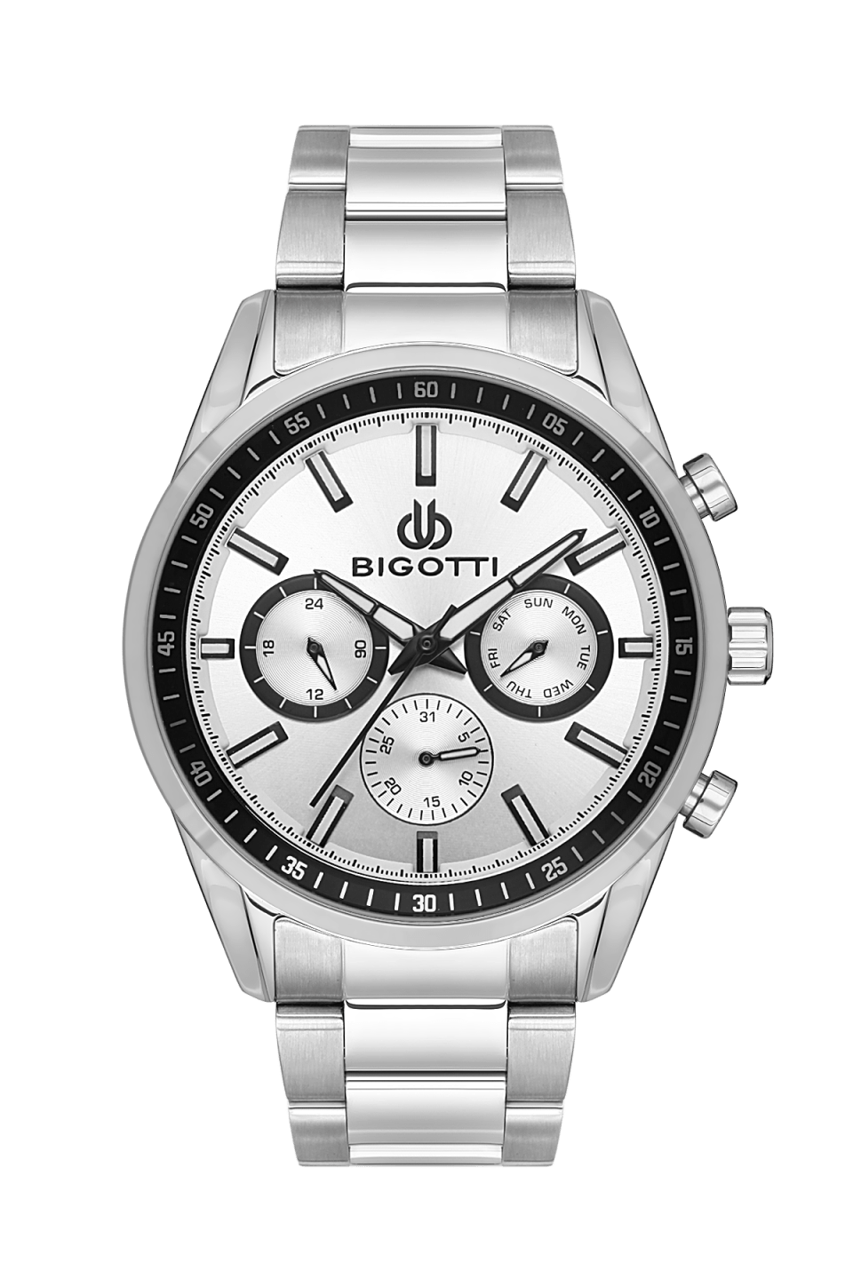 ساعة بيجوتي للرجال BG.1.10472-1 1 BIGOTTI MILANO MENS STAINLESS STEEL STRAP WATCH – BG.1