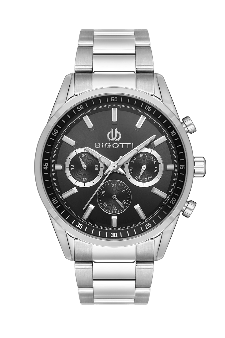 BIGOTTI MILANO MENS STAINLESS STEEL STRAP WATCH – BG.1 BIGOTTI MILANO MENS STAINLESS STEEL STRAP WATCH – BG.1.10472-2