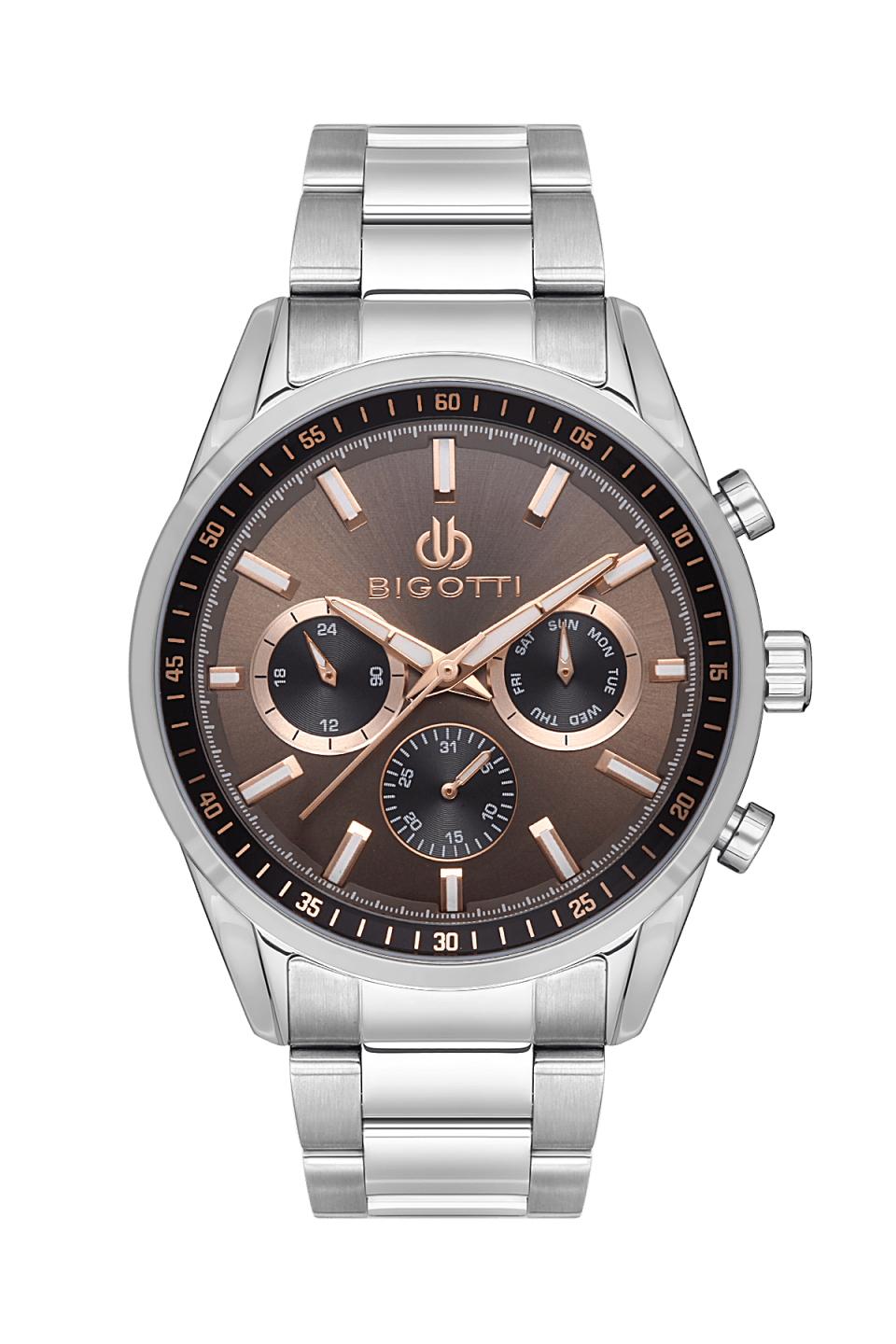 ساعة بيجوتي للرجال BG.1.10472-4 1 BIGOTTI MILANO MENS STAINLESS STEEL STRAP WATCH – BG.1