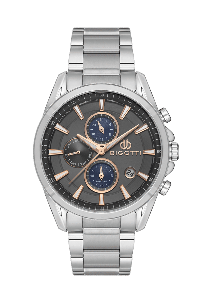BIGOTTI MILANO MENS STAINLESS STEEL STRAP WATCH – BG.1.10479-5