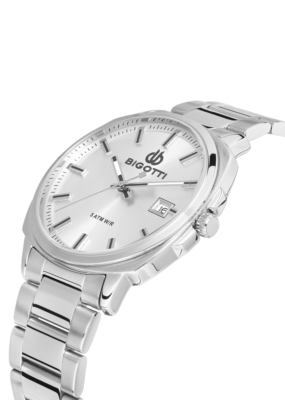 BIGOTTI MILANO MENS STAINLESS STEEL STRAP WATCH – BG.1 BIGOTTI MILANO MENS STAINLESS STEEL STRAP WATCH – BG.1.10483-1