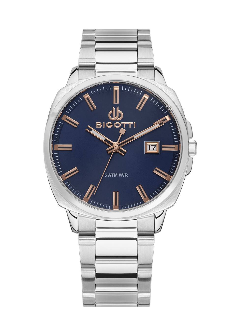 BIGOTTI MILANO MENS STAINLESS STEEL STRAP WATCH – BG.1