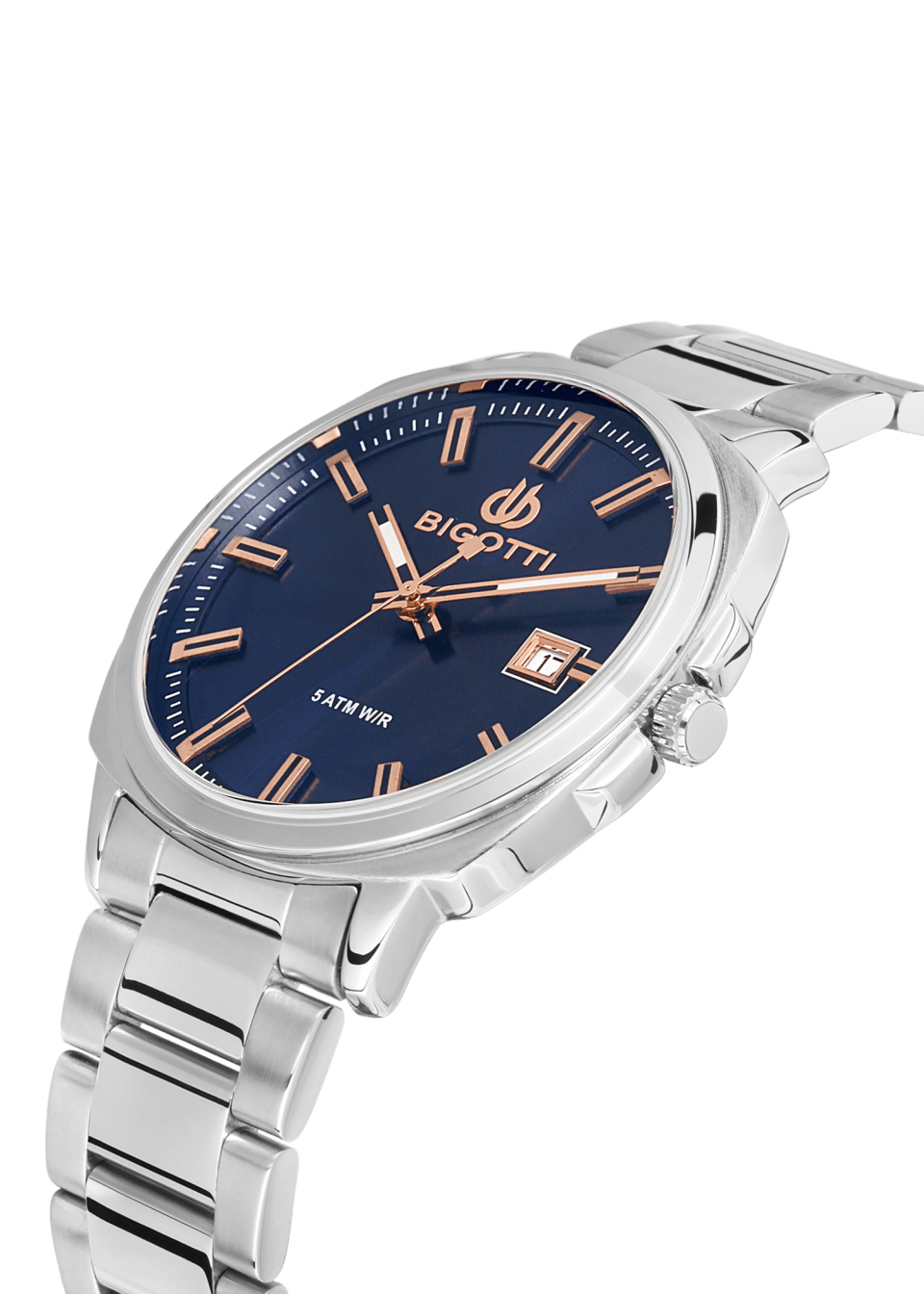 BIGOTTI MILANO MENS STAINLESS STEEL STRAP WATCH – BG.1