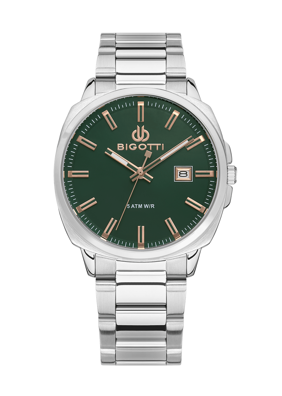 BIGOTTI MILANO MENS STAINLESS STEEL STRAP WATCH – BG.1
