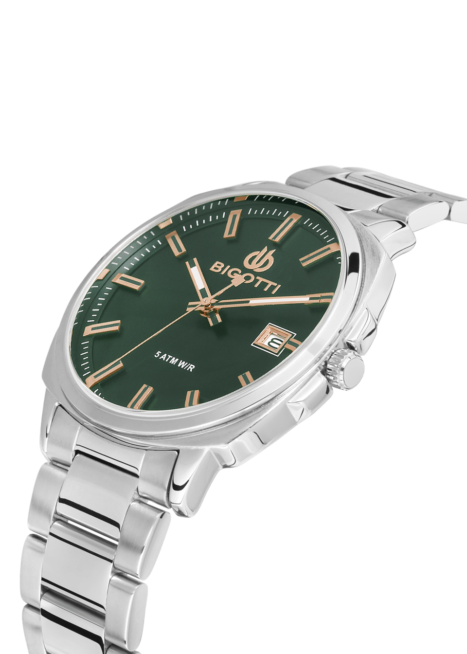 BIGOTTI MILANO MENS STAINLESS STEEL STRAP WATCH – BG.1 BIGOTTI MILANO MENS STAINLESS STEEL STRAP WATCH – BG.1.10483-4