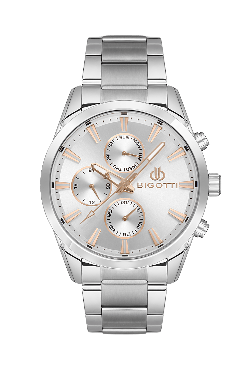BIGOTTI MILANO MENS STAINLESS STEEL STRAP WATCH – BG.1 BIGOTTI MILANO MENS STAINLESS STEEL STRAP WATCH – BG.1.10494-1