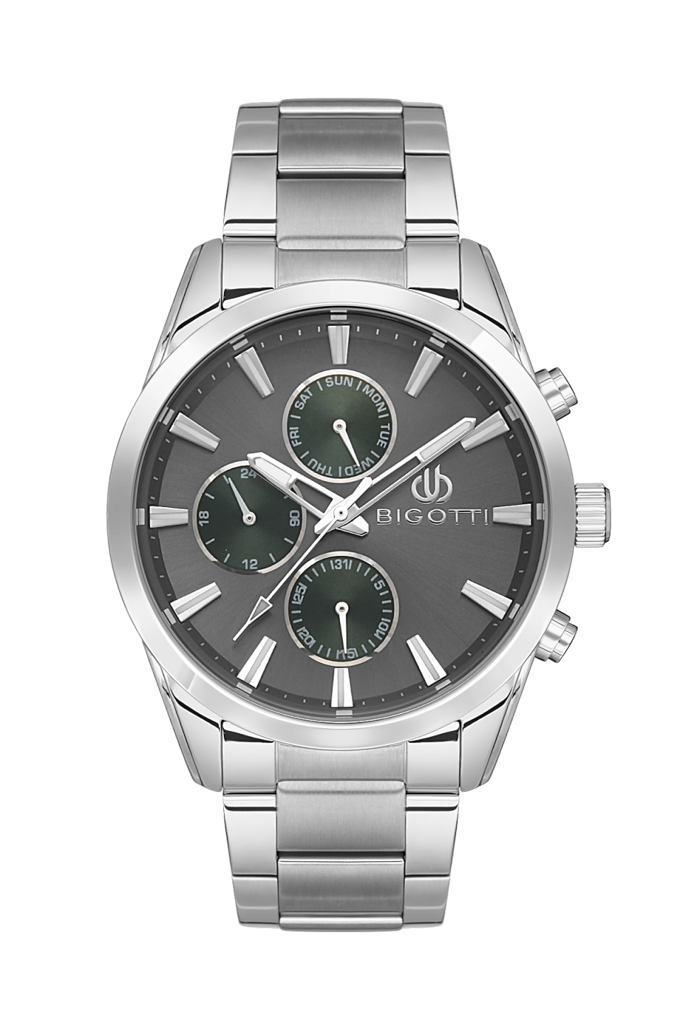 BIGOTTI MILANO MENS STAINLESS STEEL STRAP WATCH – BG.1 BIGOTTI MILANO MENS STAINLESS STEEL STRAP WATCH – BG.1.10494-4