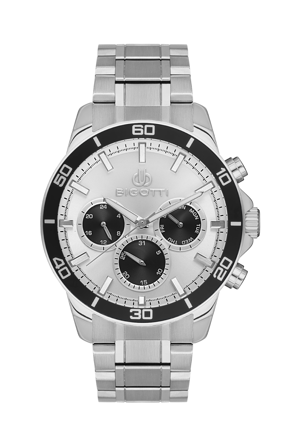 ساعة بيجوتي للرجال BG.1.10503-1 1 BIGOTTI MILANO MENS STAINLESS STEEL STRAP WATCH – BG.1