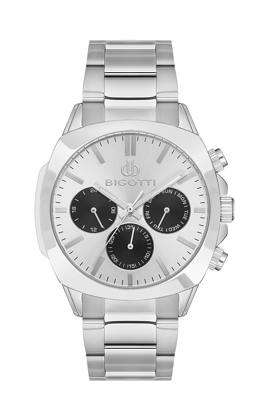 ساعة بيجوتي للرجال BG.1.10505-1 1 BIGOTTI MILANO MENS STAINLESS STEEL STRAP WATCH – BG.1