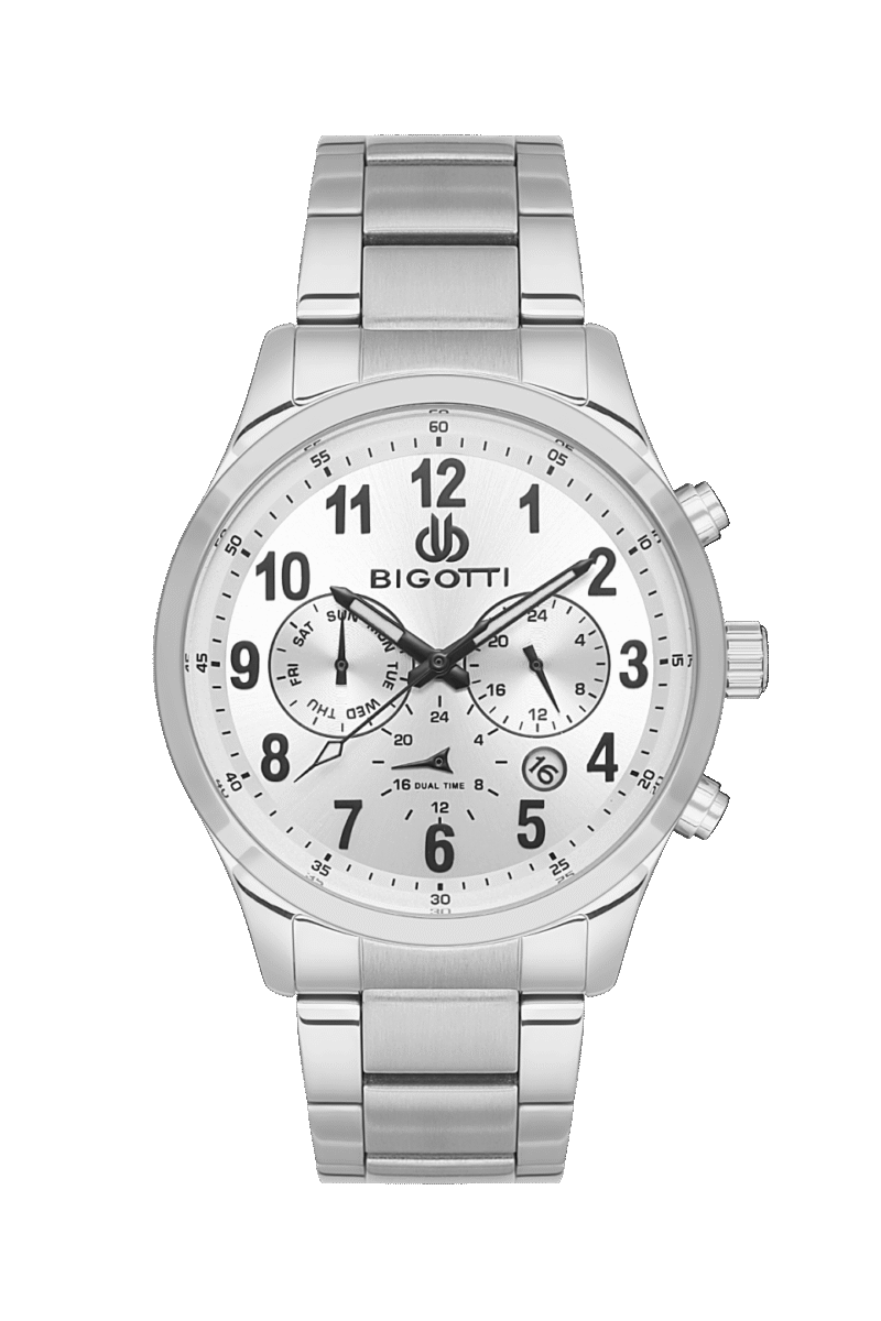 BIGOTTI MILANO MENS STAINLESS STEEL STRAP WATCH – BG.1.10508-1