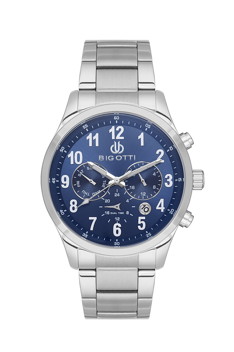 BIGOTTI MILANO MENS STAINLESS STEEL STRAP WATCH – BG.1.10508-3