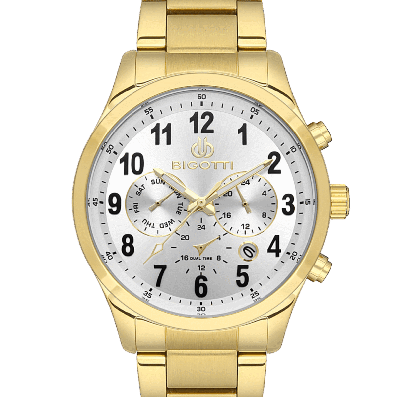 BIGOTTI MILANO MENS STAINLESS STEEL STRAP WATCH – BG.1.10508-4