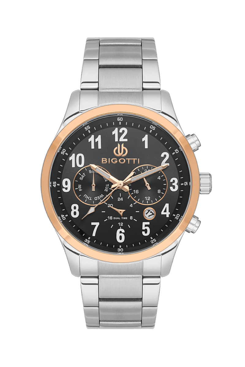 BIGOTTI MILANO MENS STAINLESS STEEL STRAP WATCH – BG.1.10508-5