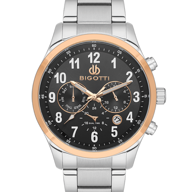 BIGOTTI MILANO MENS STAINLESS STEEL STRAP WATCH – BG.1.10508-5