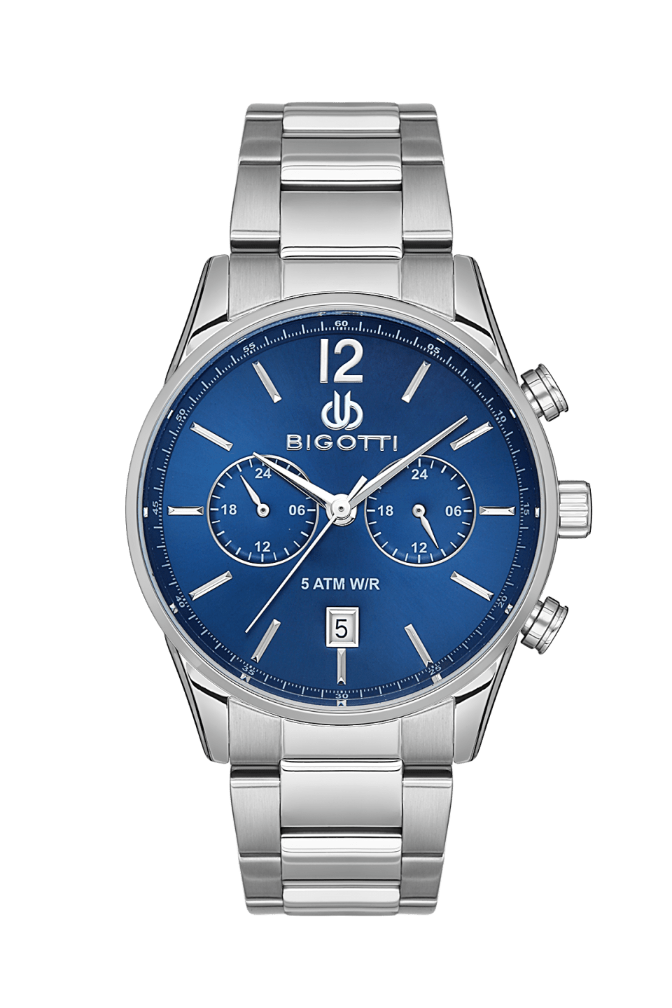 ساعة بيجوتي للرجال BG.1.10509-3 1 BIGOTTI MILANO MENS STAINLESS STEEL STRAP WATCH – BG.1